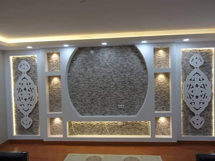 "led ışıklı tv ünitesi"